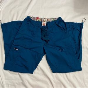 Koi Lindsey Scrub Pants — Caribbean Blue